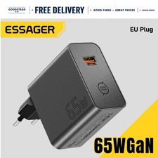 ESSAGER 65W GaN Charger PD3.0 PPS QC4.0 Fast Charger for Laptop Phone picture