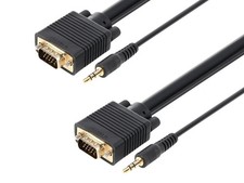 Monoprice 25ft SVGA HD15 M/M CL2 Rated Cable W/ Stereo Audio & Triple Shielding picture