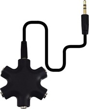 Headphone Splitter - 5-Jack 3.5mm Audio Stereo Adapter for Headsets picture