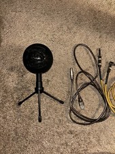 Blue Snowball iCE Mic (Black) + USB Cord & Additional GLS Audio Cord Included picture