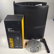 Maono Fairy USB Microphone Unisex OS Black New Condenser Gaming Podcast bundle picture