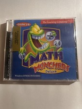 1995 Mecc Math Munchers Deluxe Ages 8-12 Version 1.1.1 Teach Learn Build Skills picture