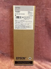 Genuine Epson T55K7 Original Inkjet Cartridge - Light Black Date: March 2026 picture