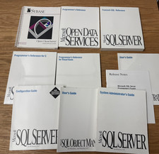 Vintage Microsoft SQL Server Windows NT Sybase Manuals Lot of 10 Some Sealed picture