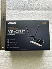 ASUS PCE-AX58BT AX3000 WiFi 6 Bluetooth 5.0 PCIe x1 Adapter 2402 Mbps picture