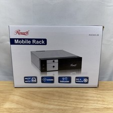 Rosewill RXC525-2B Mobile Rack SATA II 2.5/3.5 HDD Enclosure Lock Fan Black picture
