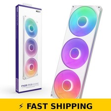 NZXT F420 RGB Core - 420mm RGB Fan Unit - White picture