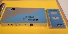 GEFEN 2x1 HDTV Analog Audio Switcher w 5V Power Supply and REMOTE picture