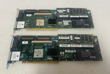 Lot of 2x HP 309520-001 Smart Array 6400 128MB SCSI 2-Port Controller Card picture