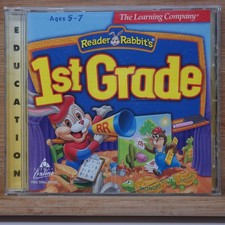 Reader Rabbit's 1st Grade PC Cd-rom Learning Company Ages 5-7 Math Reading picture
