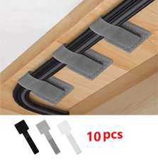 Reusable Self Adhesive Cable Ties Nylon Hook Loop Cord Organizer Management picture