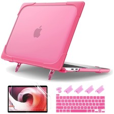 Pink MacBook Pro 13 Case | Heavy Duty Shell, Ergonomic Stand picture