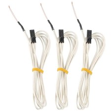 3PCS NTC 3950 100K Thermistor with 1M Wiring for Prusa i3 MK2S/MK3 3D Printers picture
