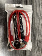 6-Pack Mailiya PCIe Dual Chip PCI-E 16x to 1x Powered Riser Adapter Card picture