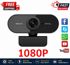 1080P Full HD USB Webcam for PC Desktop Laptop Web Camera with Mic 120° Angle picture