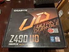 GIGABYTE Z490 UD Motherboard Intel Z490 DDR4 LGA 1200 ATX Original Box picture