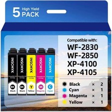 5x Compatible With 212XL Ink for Epson Workforce XP-4100 XP-4105 WF-2830 WF-2850 picture