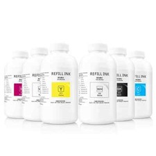 6x1000ML/Bottle Universal Textile DTG Ink for EPSON F2000 7880 9880 printer picture