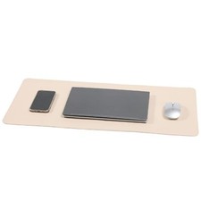 Desk Blotter Pad,27x13 inch PU Leather Computer Mouse Mat,Non-Slip Waterproof... picture