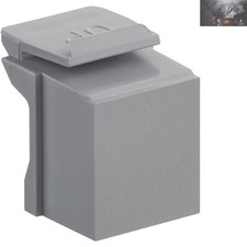 Secure and Stylish Grey QuickPort Inserts, Set of 10 for Dust-Free Openings picture