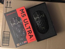MAMBASNAKE M5 Ultra Carbon Fiber 8KHz Wireless Gaming Mouse PAW3950MAX 39g Black picture