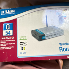 D-Link DI-524 AirPlus G Wireless 802.11g Router 54 Mbps 4-Port Firewall picture