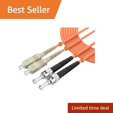 Lidkew Fiber Patch Cable, SC/UPC to ST/UPC, 6M/19.6FT picture
