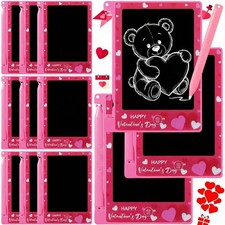 Nezyo 12 Pack Valentines Day Mini LCD Writing Tablet Pink picture