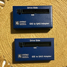Intelligent Computer Solutions IDE/EIDE/PATA Male to SAS Adapter 2-Pack Blue picture
