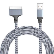 LBSC USB to 30 Pin Charger Cable Compatible with Old iPhone 3.3ft, Silver picture