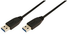 LogiLink CU0038 USB cable USB 3.2 Gen 1 (3.1 Gen 1) 1 m USB A Black picture