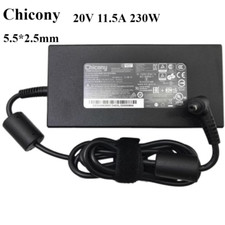Genuine Chicony 20V 11.5A 230W for MSI WS76 11UM RTXA5000 5.5*2.5mm Charger picture