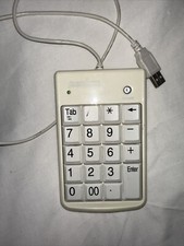 Perixx Peripad 201 Plus Slim USB Keypad Vintage PreO TK-552 Good Tested Works picture