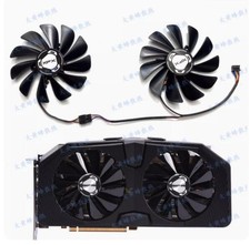 For XFX RX5700XT 5700 RX5600XT Black Wolf Edition Graphics Card Fan FDC10U12S9-C picture