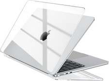 Sleek Anti-Fingerprint Crystal Clear Cover for MacBook Air 15'' Models 2023-2026 picture