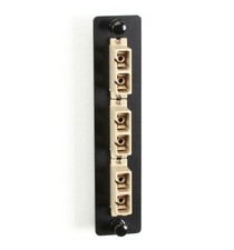 Black Box JPM450 Series Fiber Adapter Panel - Low Density, (3) SC Dupl picture