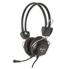 Syba CL-CM-5023 Multimedia Stereo Adjustable Headset with Boom Microphone 3.5 mm picture