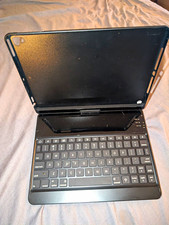 Wireless Keyboard Folio Case for Tablet, Ipad, Black Rigid Plastic Cover picture