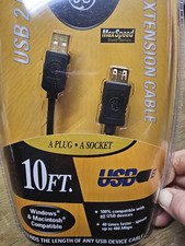 New 10 foot Printer type cable to USB Windows Macintosh GE Gold Series picture