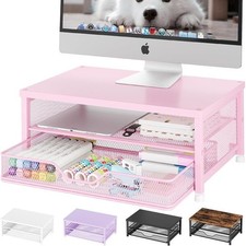 Ergonomic Monitor Stand 2-Tier Desk Organizer Adjustable Non-Slip Feet New picture
