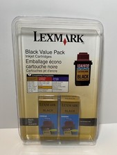 Lexmark 12A1970 High Resolution Black Standard Print Cartridge Set Of 2 New picture
