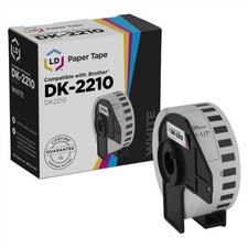 LD Continuous Label Replaces Brother DK-2210 - 1.1 in x 100 ft (White, 1 Roll) picture