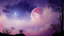 Landscape  art clouds dark silhouette mountains nature Custom Gaming Mat Desk picture