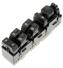 901-075 Front Driver Side Master Window Switch - 8 Button, Power Mirror (Non picture