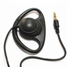 D Shape Earpiece Headset 3.5mm Single Side Earphone Hook Earbud for Tour Guid... picture