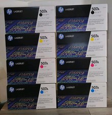 Genuine HP 507A BCMY Toner Cartridges CE400A CE401A CE402A CE403A picture
