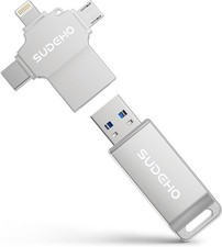 Sudeho MFi Licensed Made For iPhone 128GB Flash drive New A2 picture
