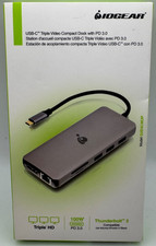 IOGear USB-C Dock Triple Video Compact Dock picture