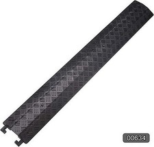 Floor Cord Cover Cable Ramp 3 Pack Black PVC 1 Channel #R015 picture
