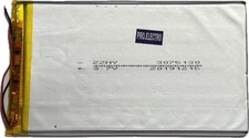 PRO ELECTRO Tablet Battery 3075130 ZZNY 3.7V picture